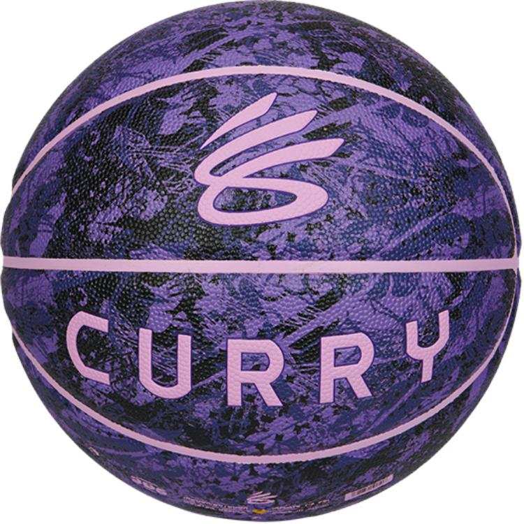 Under Armour CURRY 395 Pangu Collection PU Basketball Purple Collector's Level Size 7 Ball Training Competition Unisex
