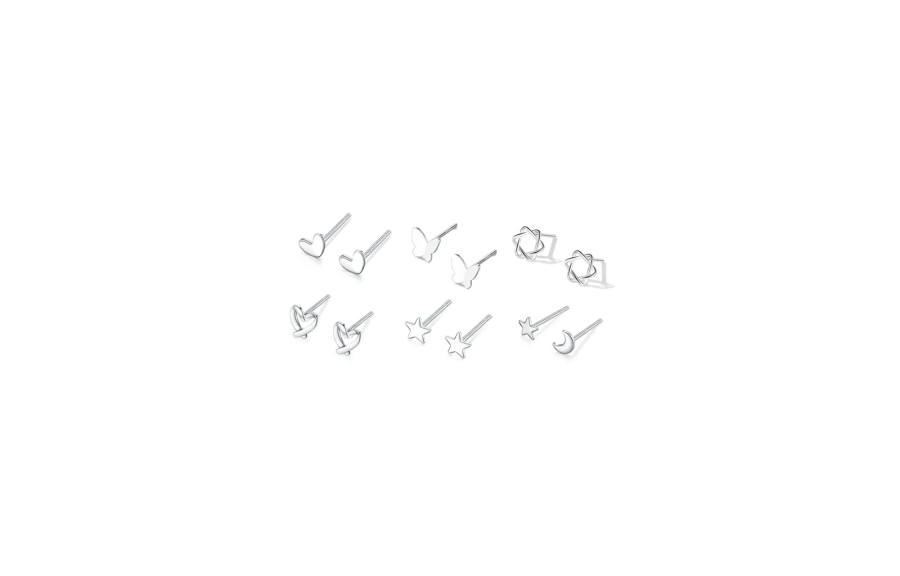 JUICY GRAPE S 999 Fine Silver Stud Earrings Women's