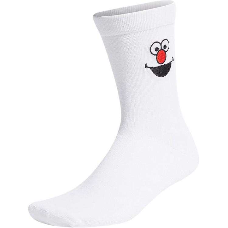 Adidas Neo x SESAME STREET FW24 Crew Socks Unisex 1 Pack White