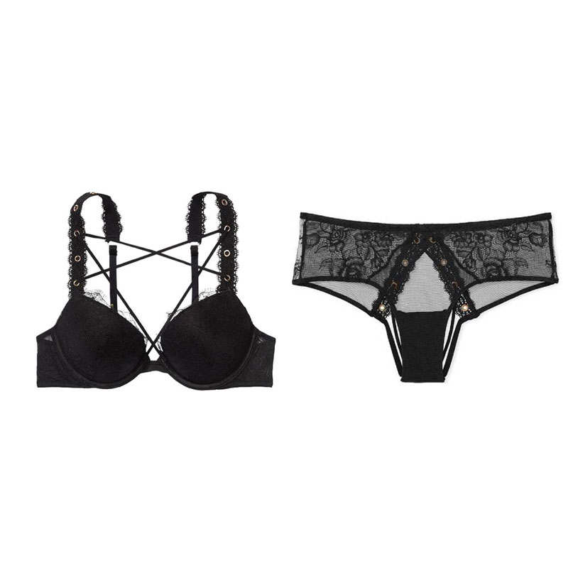 Victoria's Secret Underwear Set Women's Black