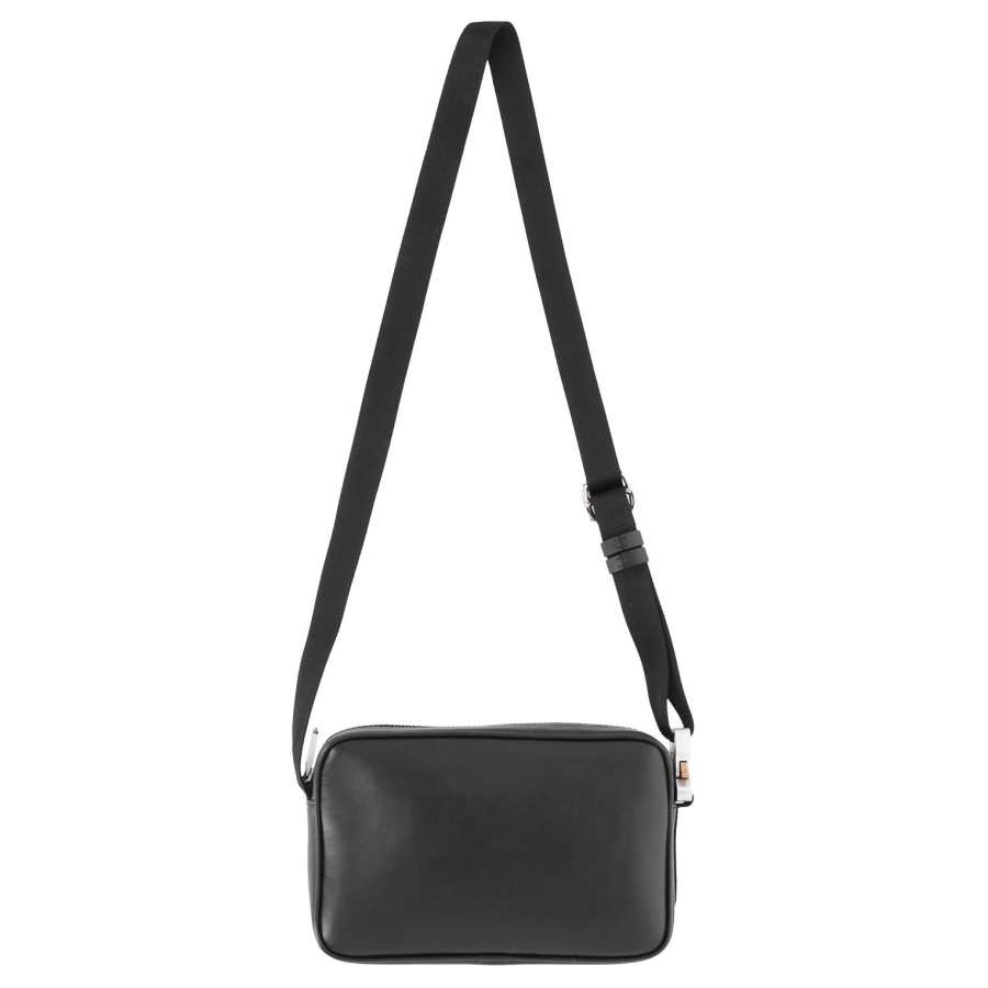 1017 ALYX 9SM Calfskin Shoulder Bag, Crossbody Bag Regular Unisex Black