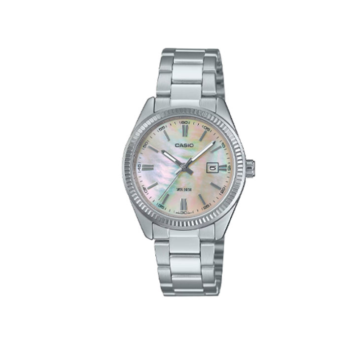 CASIO CASIO Unisex Standard Series Mother Of Pearl Color Watch LTP-1302DS-4AV