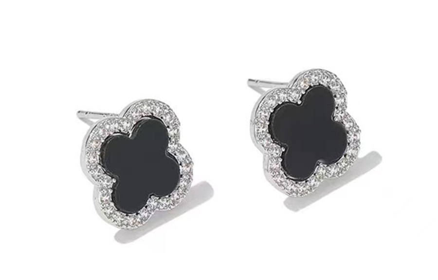 Muyan Muyan S999 Fine Silver Stud Earrings Women's