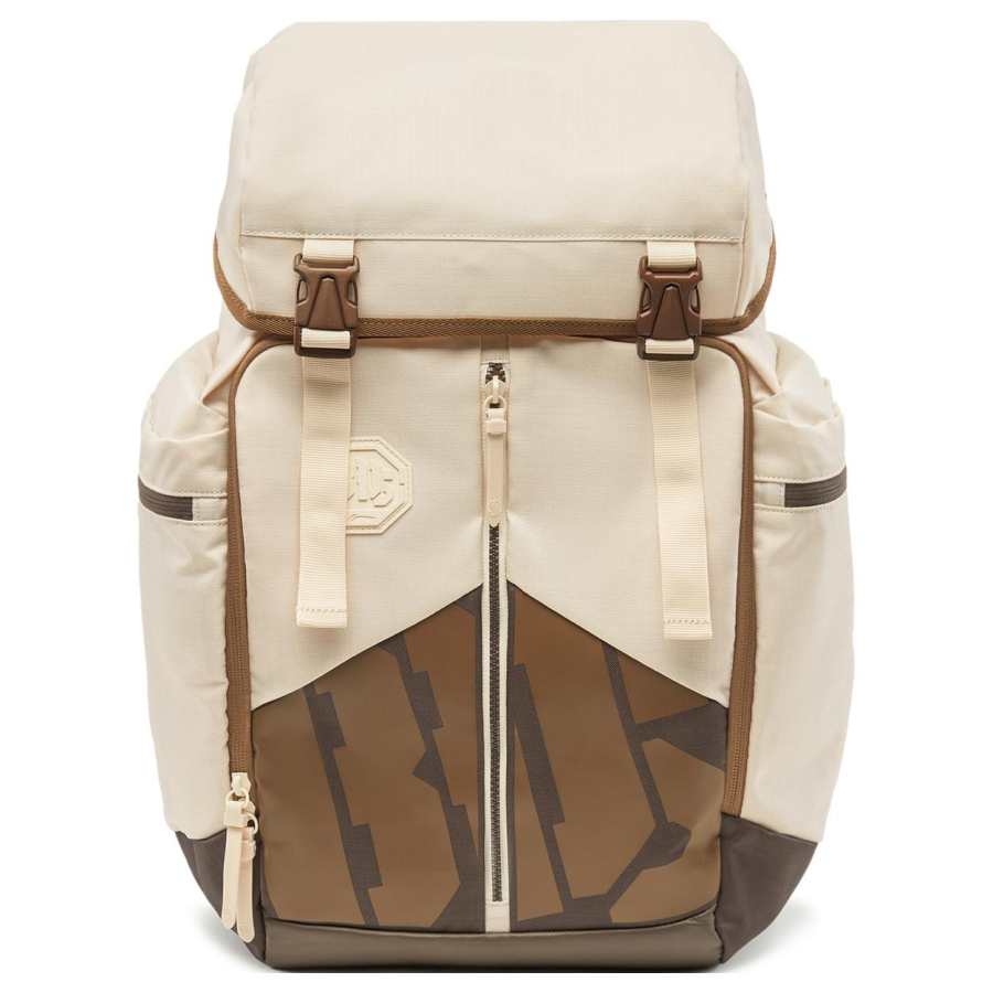 Li-Ning Li Ning Badfive Polyester Backpack Unisex Rock White & Gray & Slate & Umber