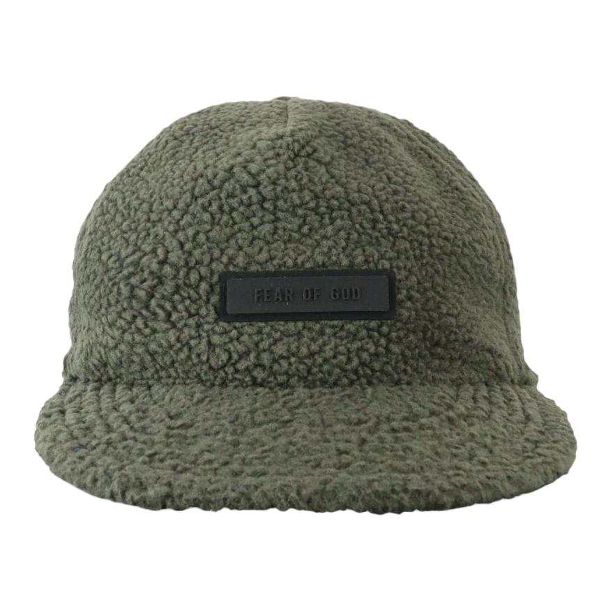 Fear Of God Essentials Logo-patch Fleece Baseball Cap