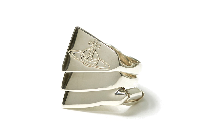 Vivienne Westwood Knuckleduster 925 Sterling Silver Rings Unisex Silver