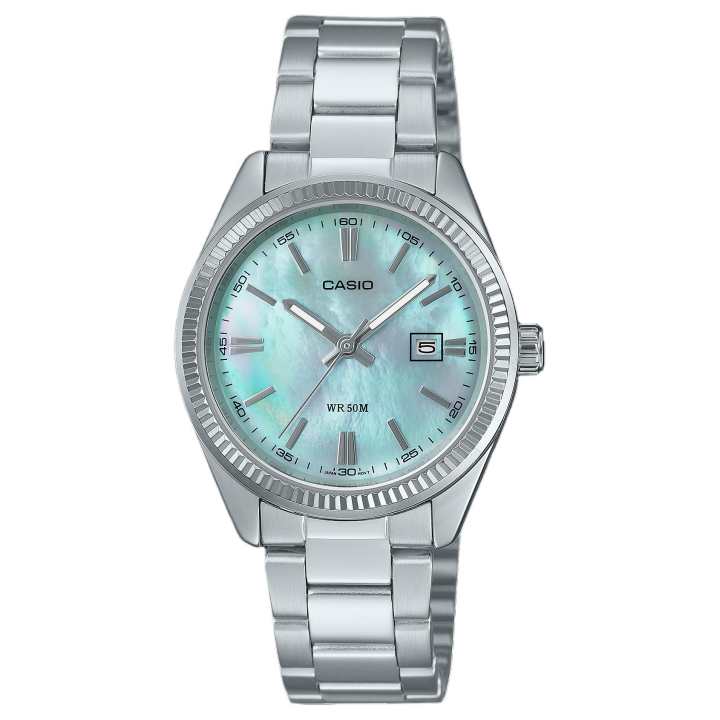 CASIO CASIO Unisex Standard Series Mother Of Pearl Color Watch LTP-1302DS-2AV