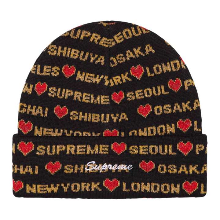 Supreme Supreme Hearts Beanie