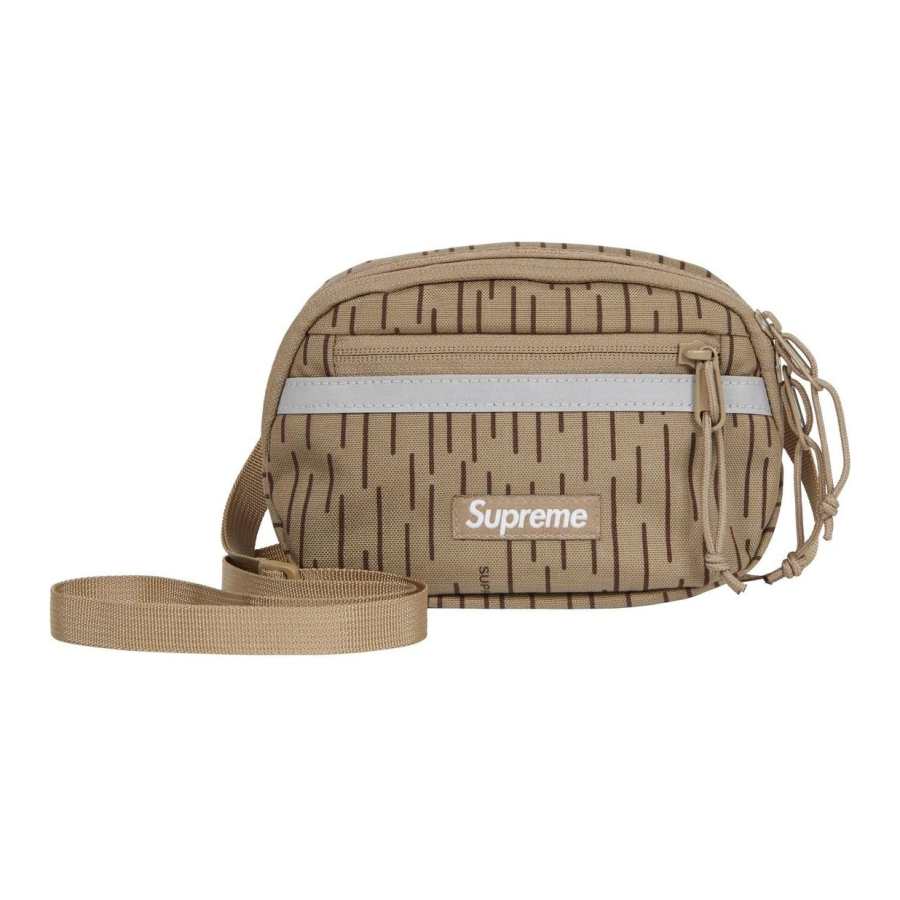 Supreme Supreme Nylon Shoulder Bag, Crossbody Bag Mini Unisex Tan