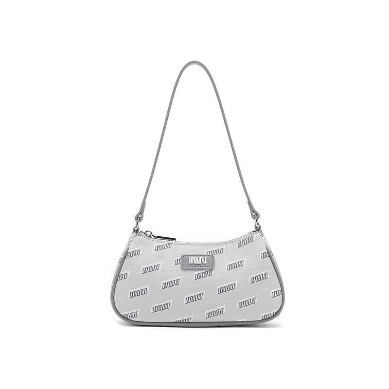 SEPTWOLVES SEPTWOLVES PVC Shoulder Bag Women's Gray