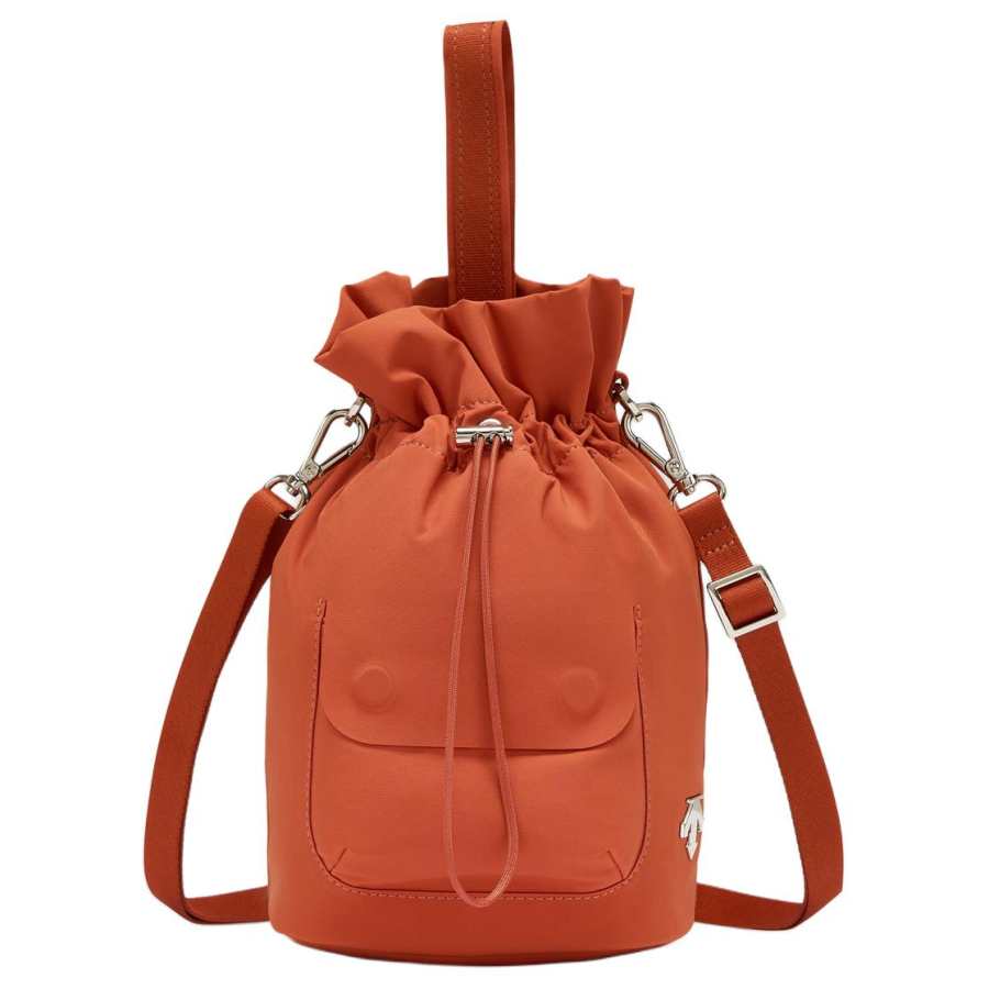 DESCENTE 0.3L Shoulder Bag, Crossbody Bag, Handbag Fabric Red Women's