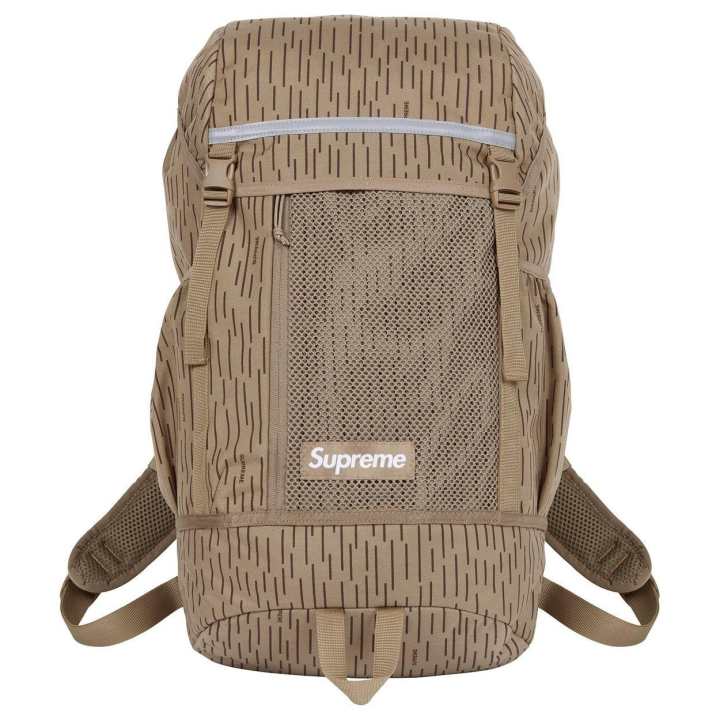Supreme Supreme Nylon Outdoor Mountaineering Bag Backpack Unisex Tan