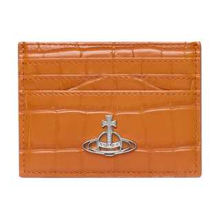 Vivienne Westwood Vivienne Westwood Cow Leather Card Holder Regular Women's Burnt Orange