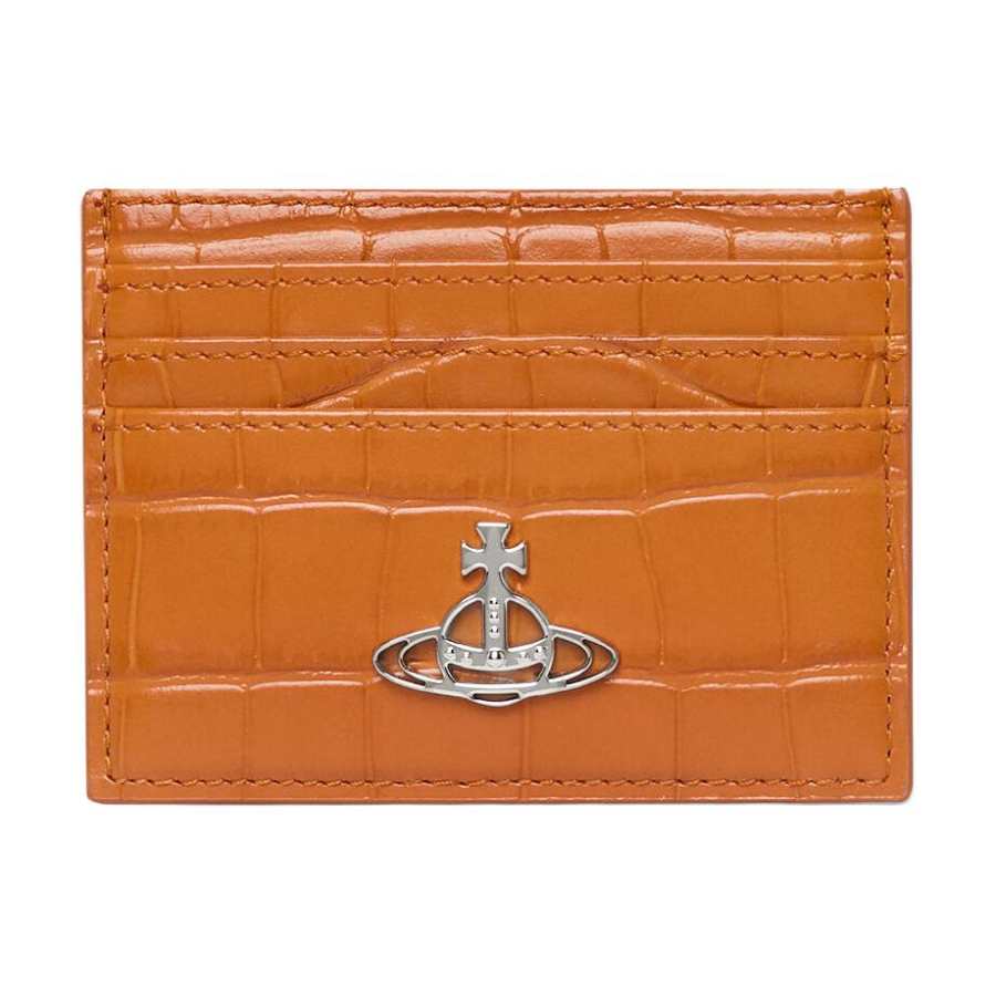 Vivienne Westwood Vivienne Westwood Vivienne Westwood Cow Leather Card Holder Regular Women's Burnt Orange