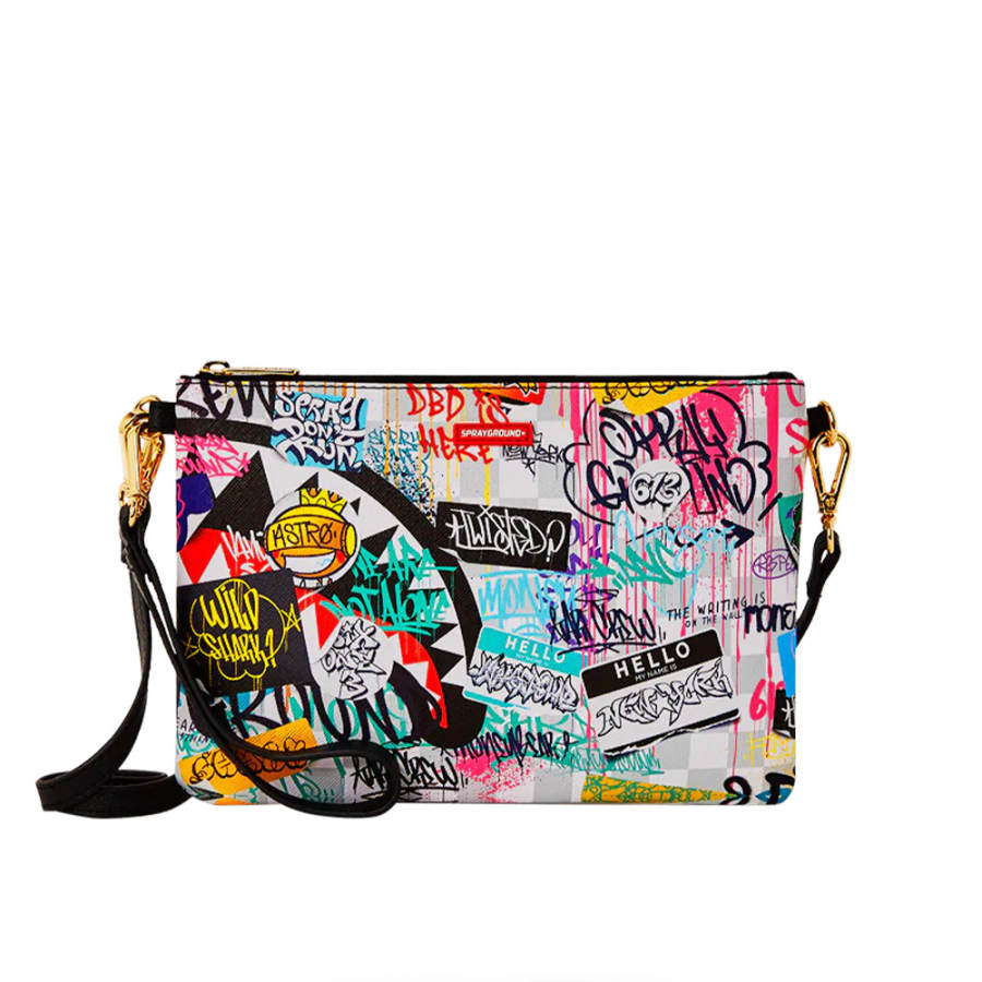 SPRAYGROUND SPRAYGROUND PVC Clutch Unisex Multicolor