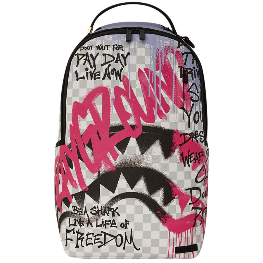 SPRAYGROUND SPRAYGROUND PVC Backpack Unisex Raw White