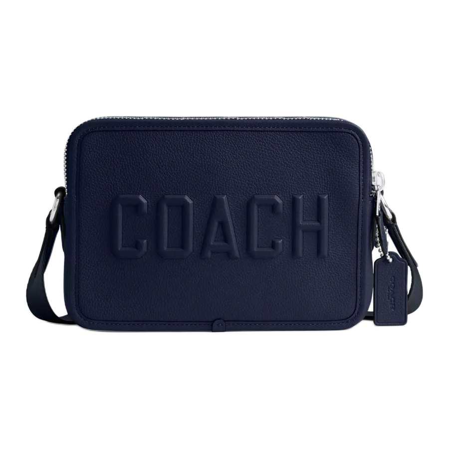 COACH CharterCrossbody Leather Crossbody Bags Medium Men's Dark Blue