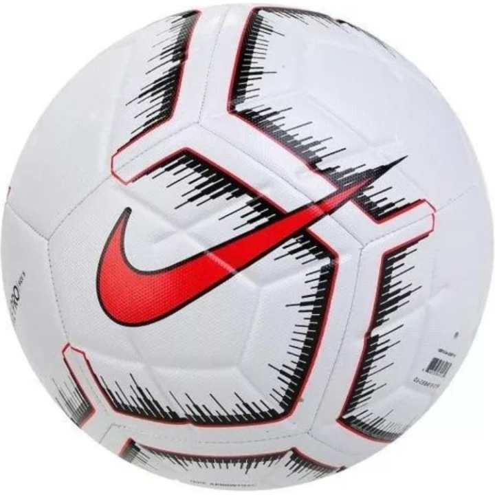 Nike Nike Size 5 Ball Soccer Ball PVC Machine Stitched Soccer Ball Unisex White Red