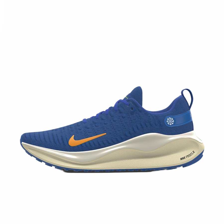 Nike Nike InfinityRN 4 Slip Resistant Abrasion Resistant Low top Running Shoes Men's Blue