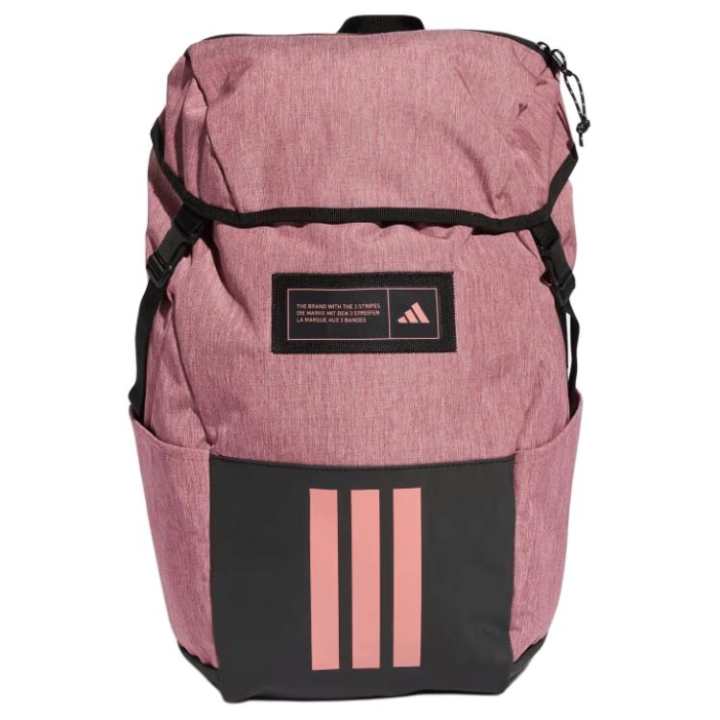 Adidas Adidas Polyester Backpack Regular Unisex Dark Red & Light Pink