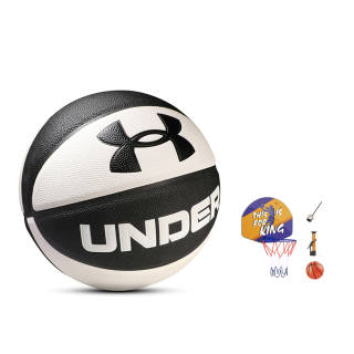 Under Armour Pu Basketball Black White Size 7 Ball Training Unisex