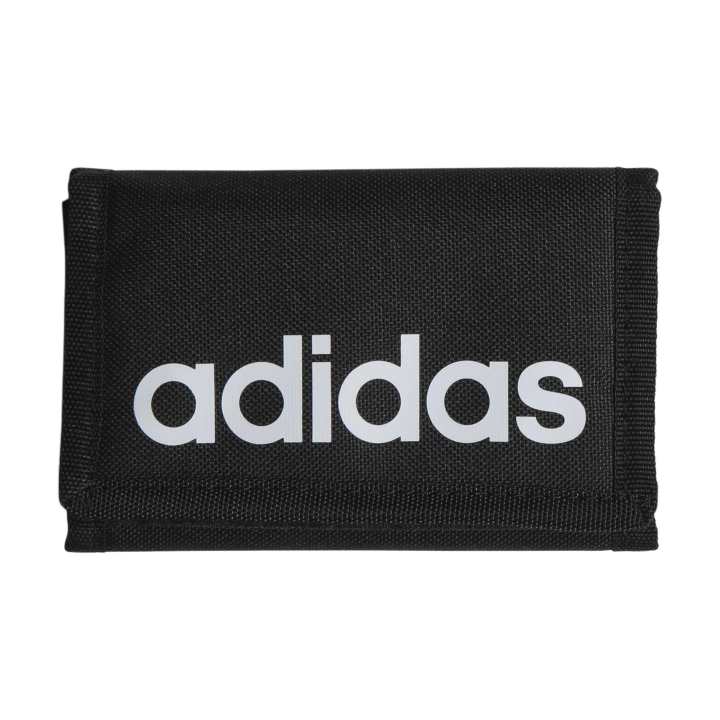 Adidas Adidas Recycled Polyester Canvas Wallet Unisex Black & White