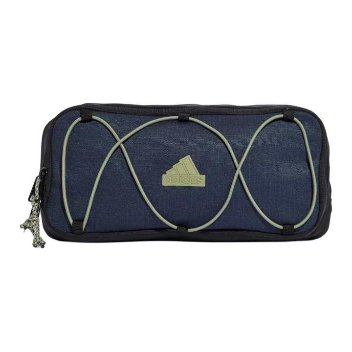 Adidas Adidas Nylon Fanny Pack Regular Unisex Black & Aurora Ink & Tent Green