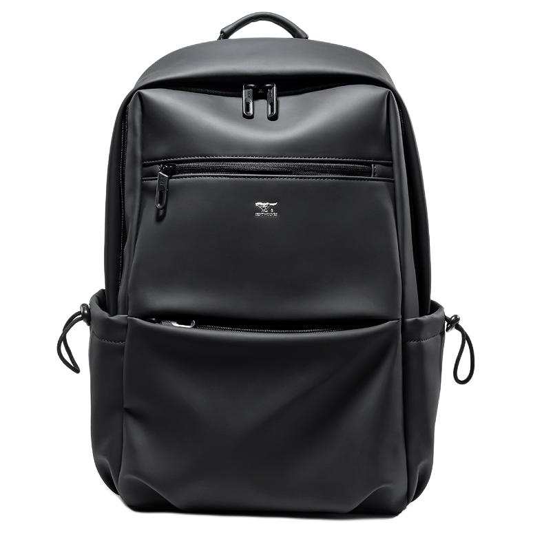 SEPTWOLVES SEPTWOLVES Fabric Backpack Large Men's Matte Black