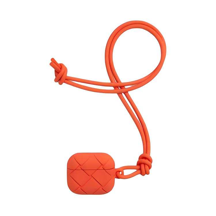 Bottega Veneta Silicone Earphone Case Men's Dawn Red