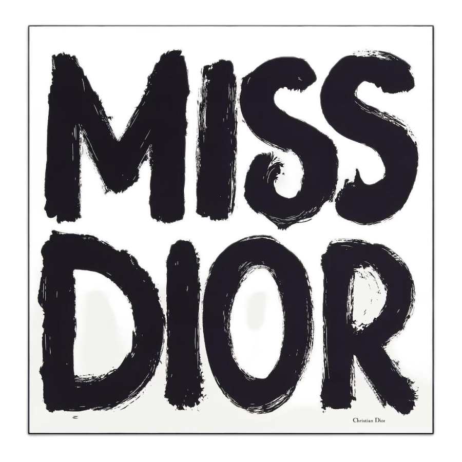 DIOR DIOR Silk Scarves Women's White