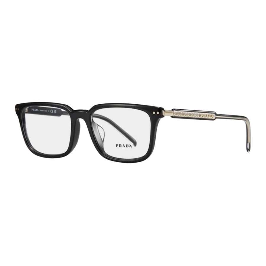 PRADA PRADA Plate And Metal Square Eyeglass Frames Unisex Multicolor
