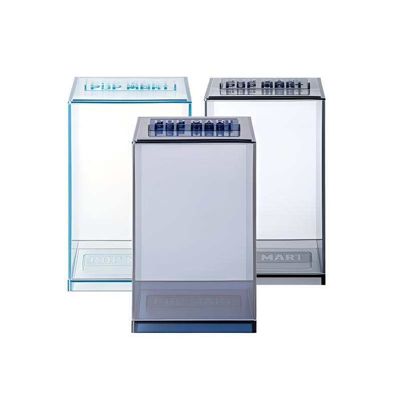 POP MART POP MART Single Display Case Set Mystery Box Figure Multicolor Storage Dust Resistant Display Case Trendy