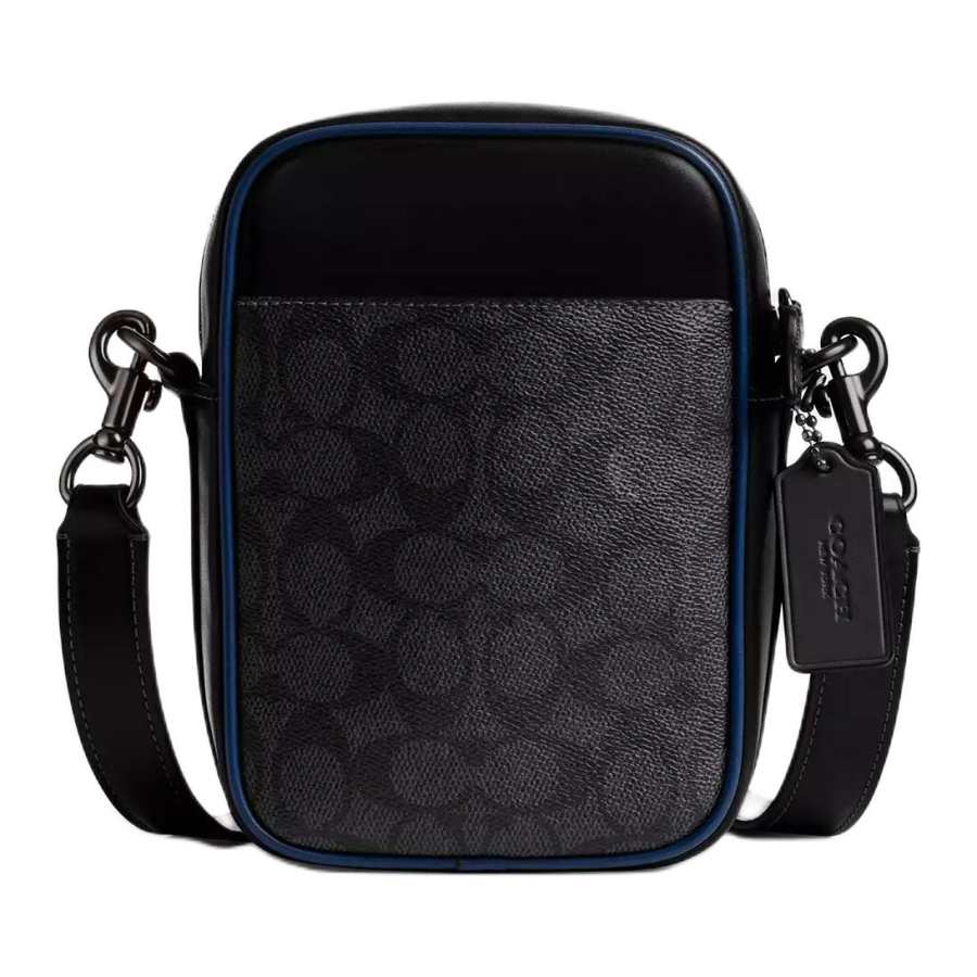 COACH Coated Canvas Crossbody Bags Medium Men's Black