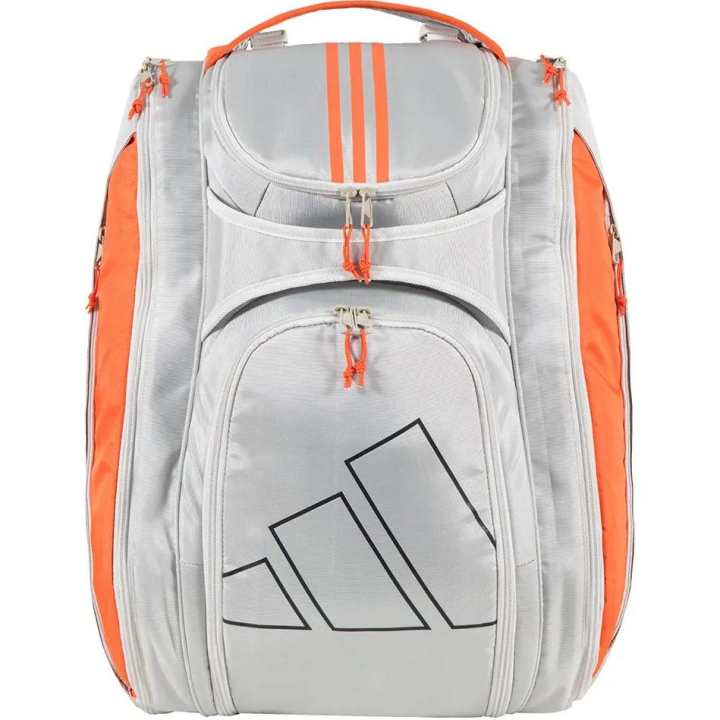 Adidas Adidas Polyester Gym Bag Large Unisex White/Orange