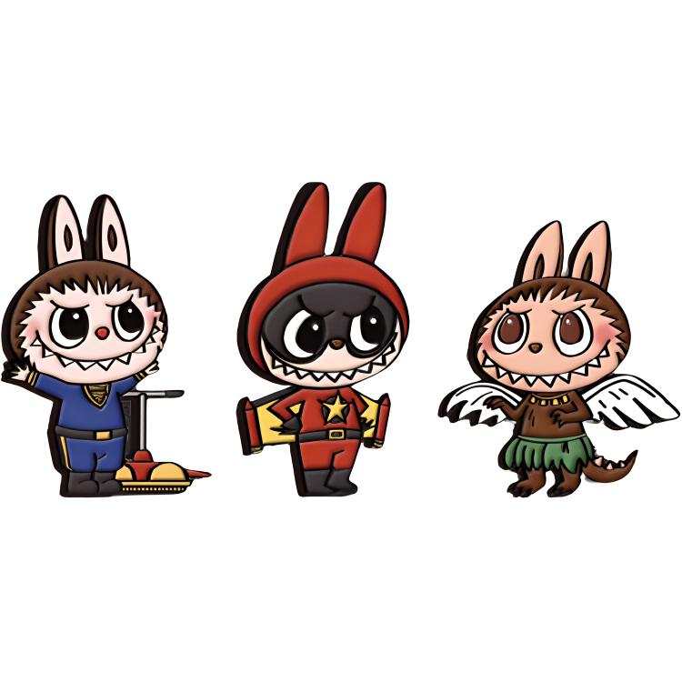 POP MART POP MART Labubu Universe Elf Adventure 3 Pcs Anime / Games Fridge Magnets
