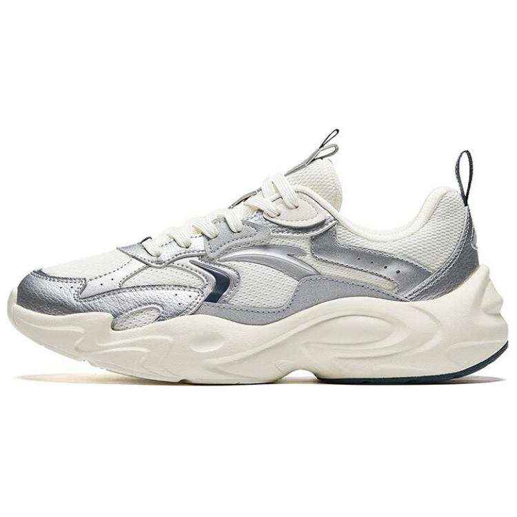Anta Xingfeng 2 Low top Casual Shoes Men's White Silver