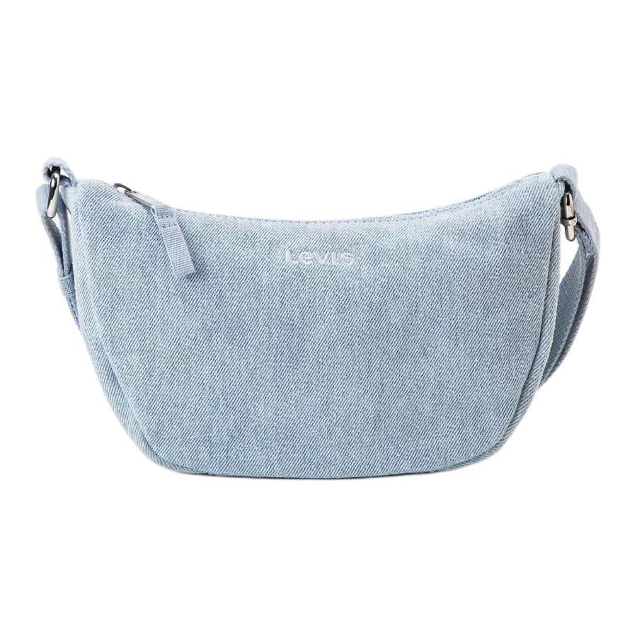 Levis Cotton Shoulder Bag, Crossbody Bag Small Women's Light Blue