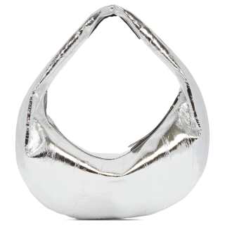 KHAITE Olivia Metallic Effect Zipped Tote Bag