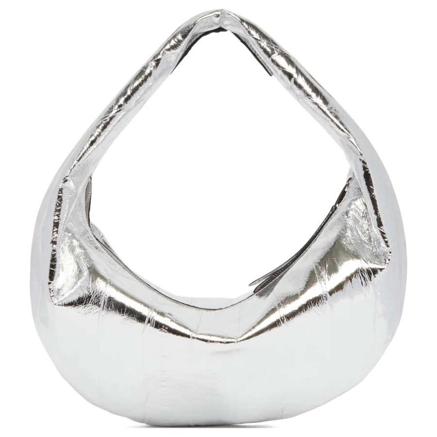 KHAITE Olivia Metallic Effect Zipped Tote Bag
