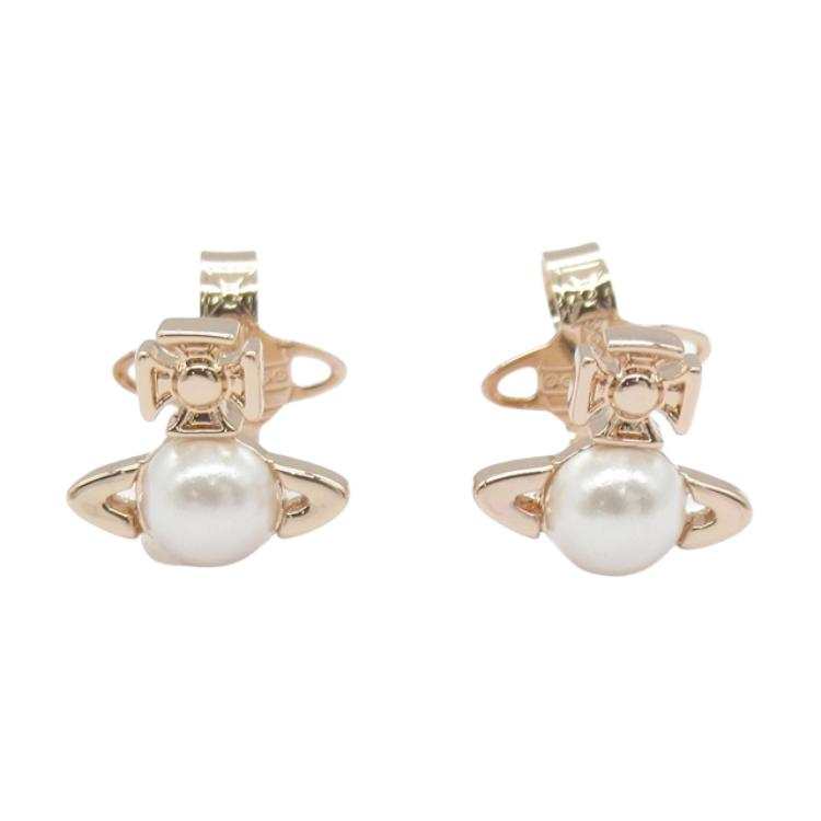 Vivienne Westwood Brass Earrings Women's Gold