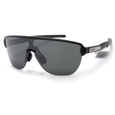 Oakley Plate Frame Irregular Shape Sunglasses Unisex Black