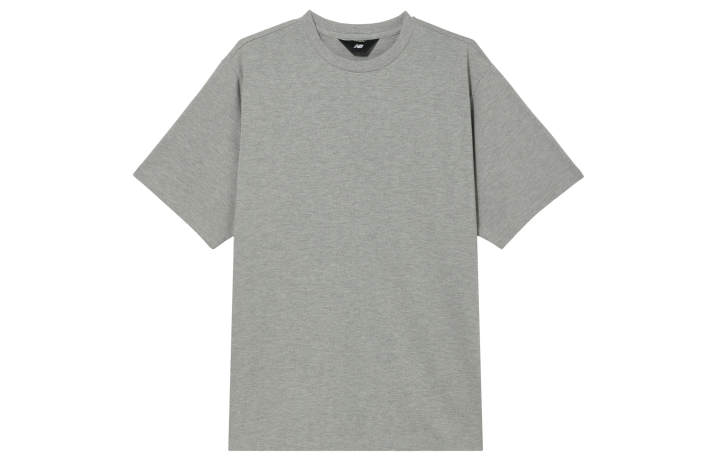 New Balance New Balance T Shirts Men's Gray Crew Neck Moderate