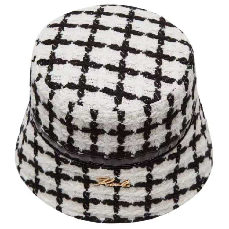 KARL LAGERFELD / Karl Lagerfeld Jeans Polyester Bucket Hats Unisex White