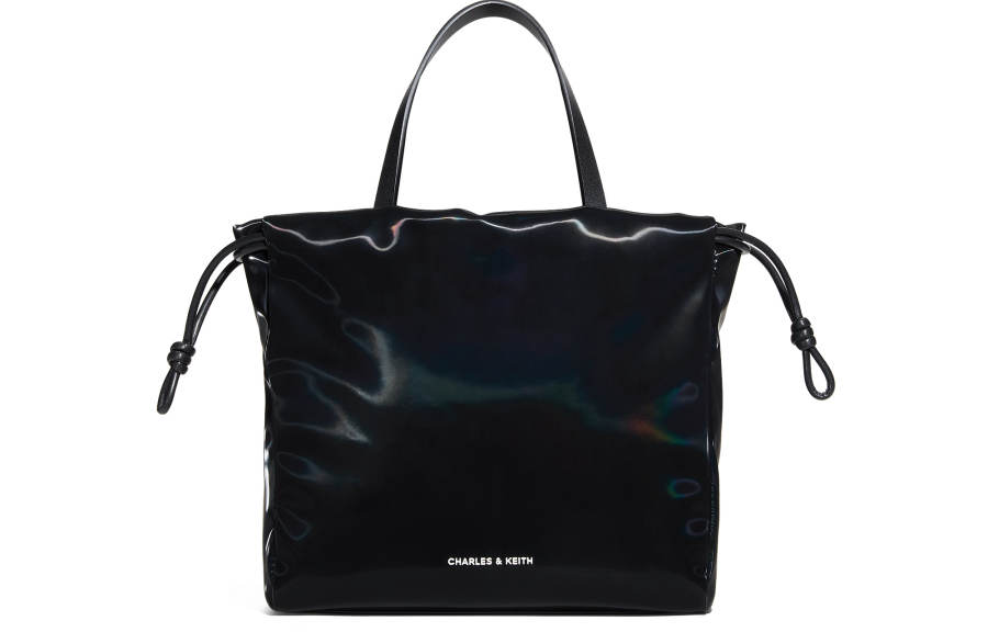CHARLES&KEITH Pu Handbag Small Women's Jet Black