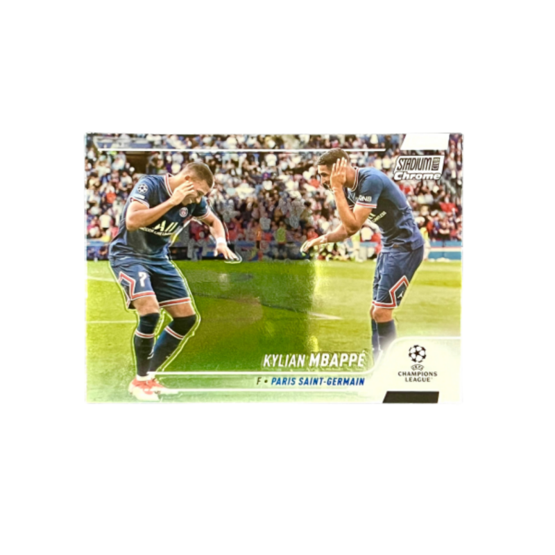Topps Paris Saint Germain, Mbappé, Soccer Star Ashraf, Mbappé Player Cards, Double Person Green Field Photo Cards