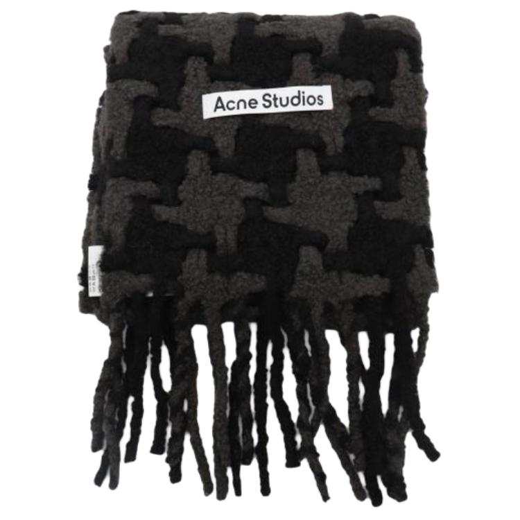 Acne Studios Acne Studios Logo Patch Knitted Scarf