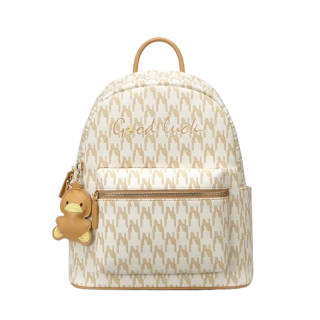NUCELLE Artificial Leather Backpack Small Size Large Size Women's Multicolor