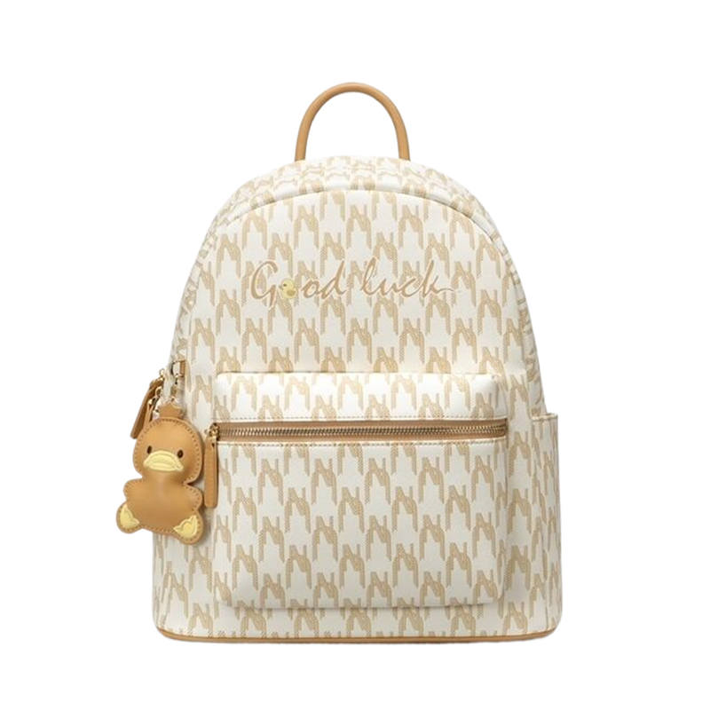 NUCELLE NUCELLE Artificial Leather Backpack Small Size Large Size Women's Multicolor
