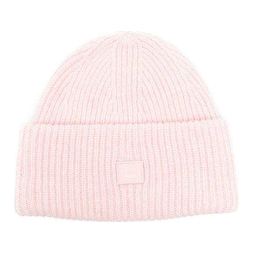 Acne Studios Acne Studios Logo Patch Ribbed Beanie