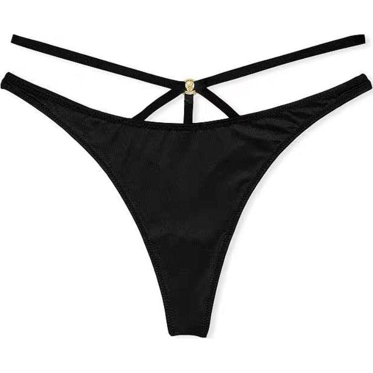 Victoria's Secret Thong Women's 1 Pack Black